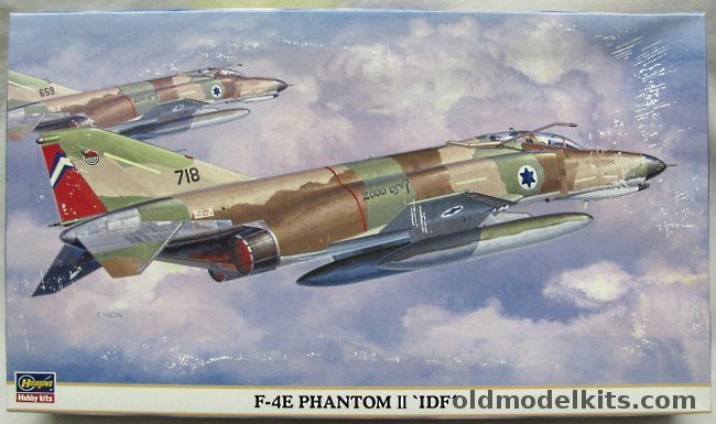 Hasegawa 1/72 F-4E Phantom II IDF - Israeli Air Force 201st Sq '718' / 119th Sq '606', 00297 plastic model kit